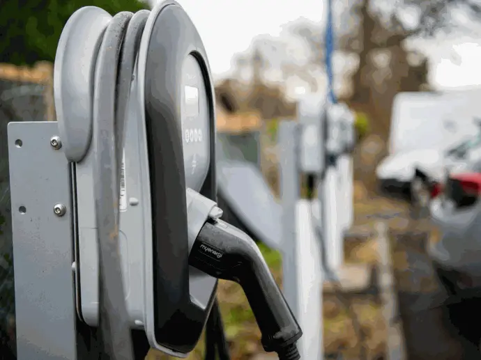 Image of an EV Charger at DunEden Business Centre